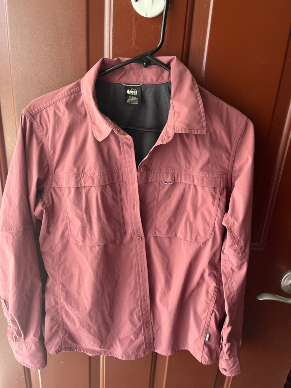 REI Women's Sahara Long-Sleeve Shirt - Dusty Rose